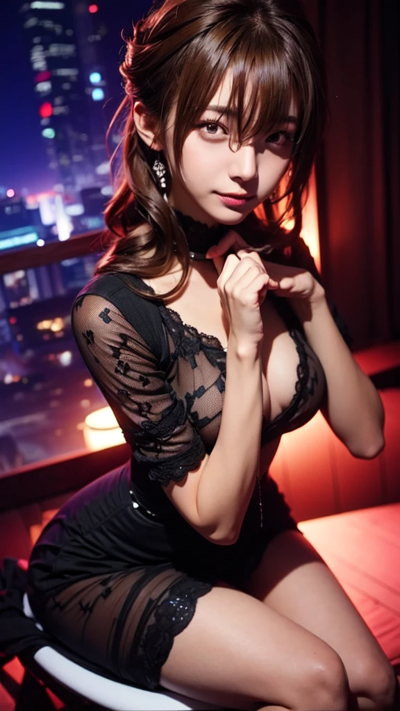 ((NSFW)), masutepiece, Best Quality, ultra-detailed, Ultrasharp, (( Photorealistic:1.4 )), (( RAW photo:1.2 )), A High resolution, 8 k, 1 Beautiful woman, 30 years old, (( standing in front of a large audience )), (( Exciting pose )), (( Lust )), (( Beautiful servant woman )), ((( wear super colorful transparent dress ))), (( purple and yellow transparent panties lift:1.2 )), Earrings, ((( high class prostitute ))), inely detailed beautiful eyes, Smart shadow, Very long green hair, Glowy skin, ((( Skirt lift:1.2 ))), (( Beautiful realistic pussy show:1.4 )), (( Pubic hair:1.3 )), (((Glamour body))), Luxury necklace, (( Ornamental gemstone:1.4 )), (((Beautiful face))), (( Vulgarity )), beautiful smiling lips, (( Armpit )), ((( Hyper realistic hands:1.5 ))), ((( Perfect Anatomy ))), ((( Perfect Anatomy ))), ((( Discotheque stage background ))), Background with: (((nightclubs:1.4))), (( Discotics ))