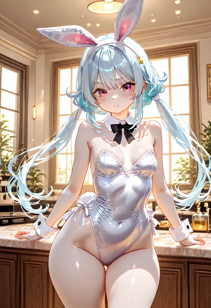 (nsfw:1.3),(open chest:1.3),((very flat chest :1.3)),((open skirt:1.3)),((side tie panties)),((nsfw panties:1.3)),highest quality, masterpiece, long eyelashes, Sparkling輝く目, Dresses with ruffles and ribbons, Eat cake in a café, Sparkling, Cat ear, flower hair ornament,