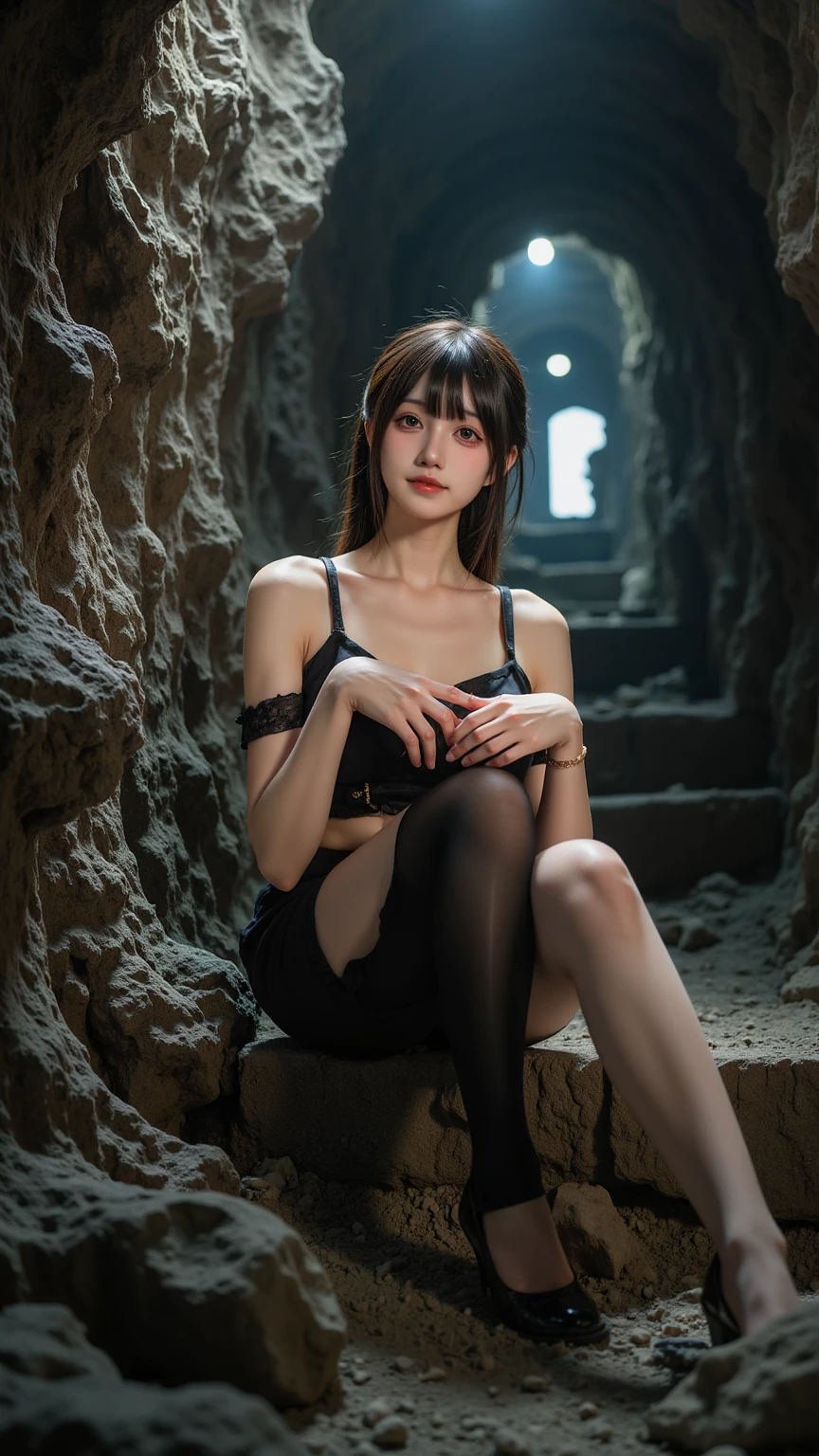 Korean Style Makeup Beautiful Legs Beautiful Woman Beautiful Skin Moderate Breast OL
