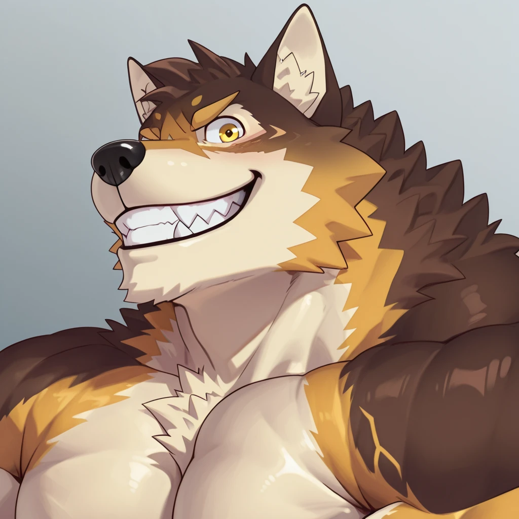 muscular furry