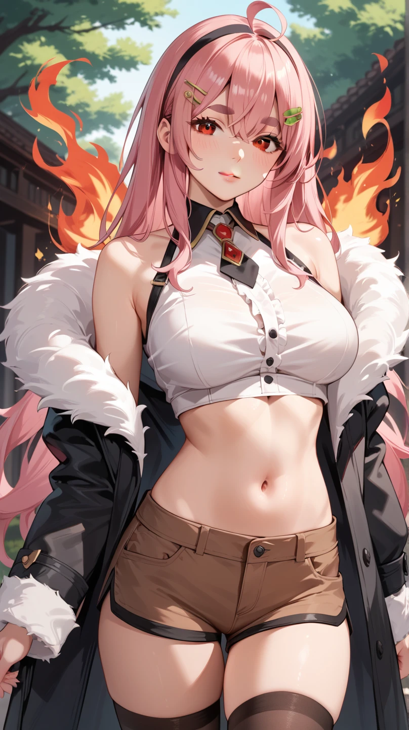 fantasy, 1 , cottage, human, big tits, navel,,(masterpiece, best quality), sidelightning, ,beautiful detailed eyes, slave chain, slave collar, lying on bed, slave clothing, eyes rolling, tongue out, with tongue, crazy, open mouth, screaming, ahegao, heavy breathing, blush, sweat, slave clothing, multicolored hair, long hair
