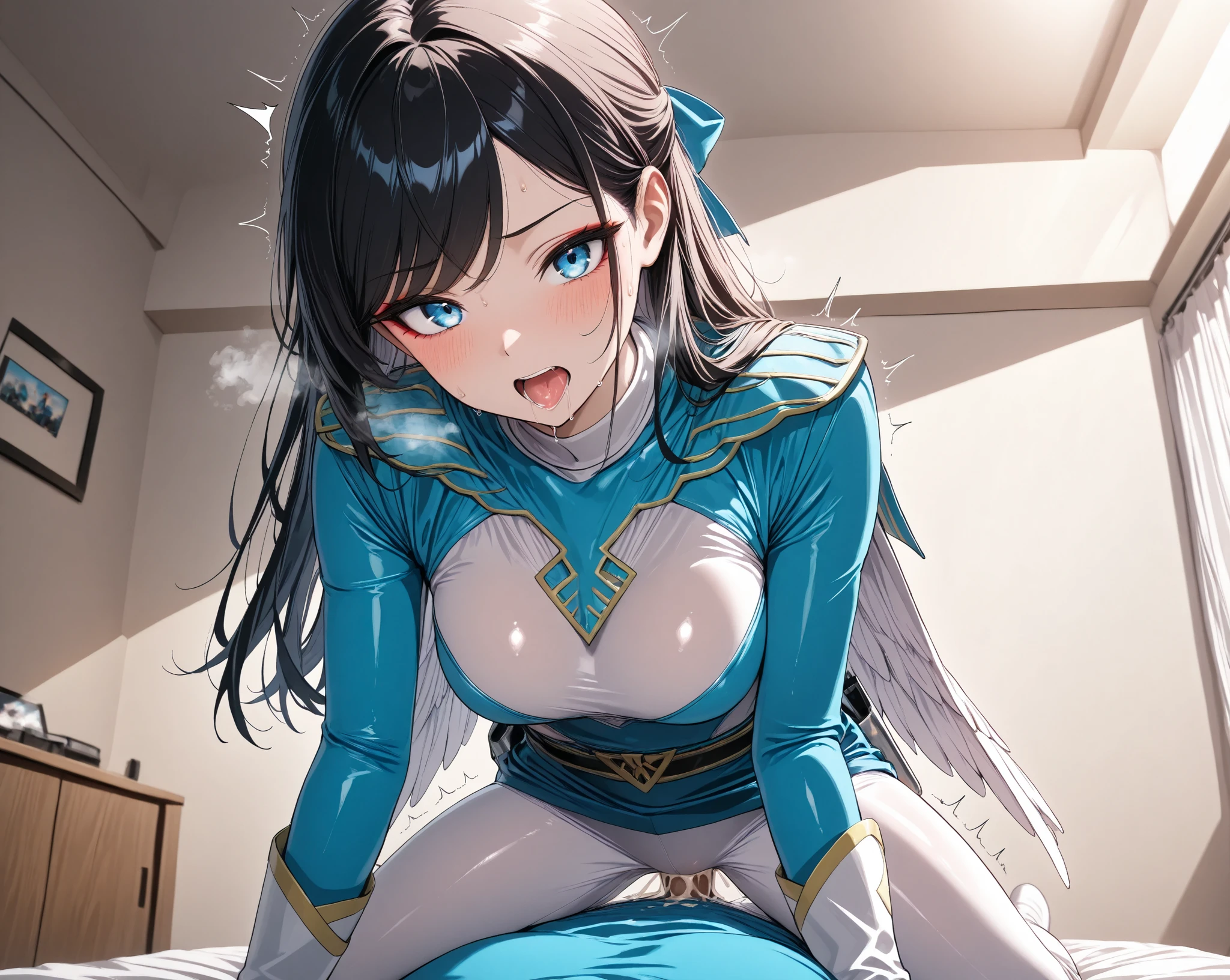 score_9,score_8_up,score_7_up,masterpiece,best quality, absurdres, unity 8k wallpaper, official art, official style, source_anime, uncensored, anime screencap, anime coloring, (vaginal sex:1.7, large penis goes into pussy, lustful expression, blush), shiny skin, looking at viewer, open-chested , Puffy Nipple, skirt,