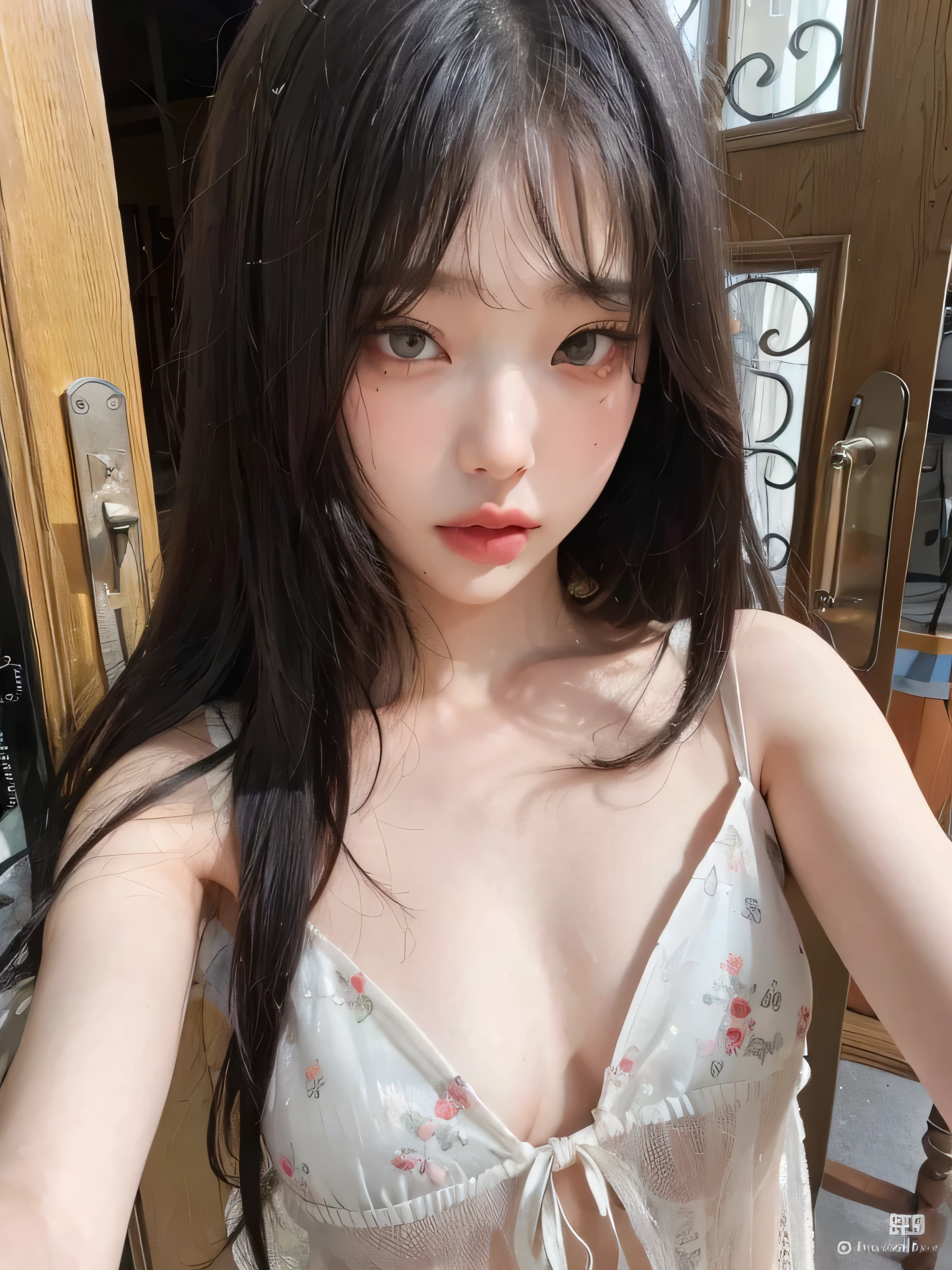 Jennie 16K image rendered at the best quality in the world, grey eyes