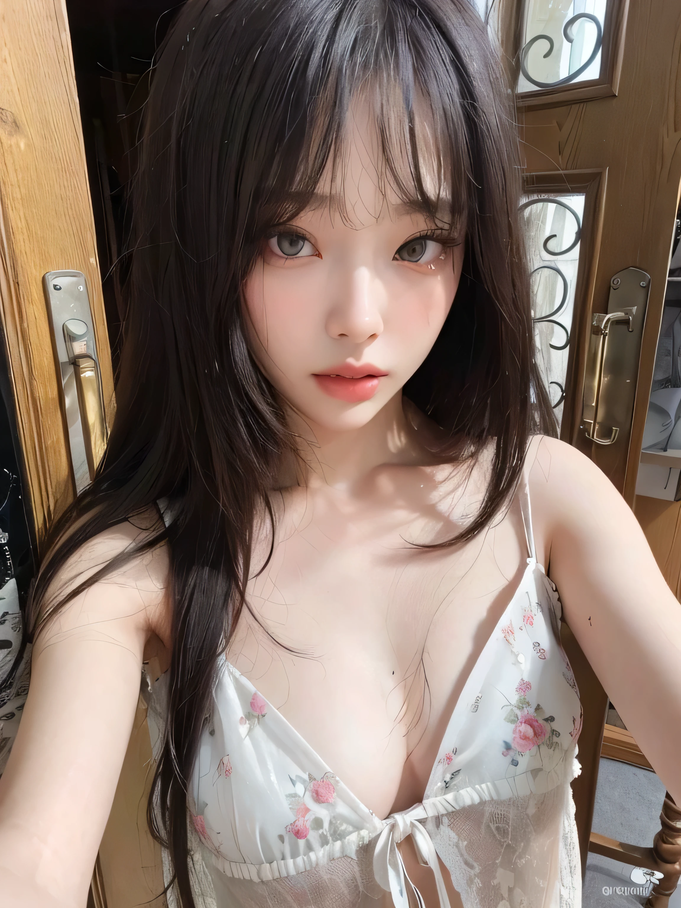 Jennie 16K image rendered at the best quality in the world, grey eyes