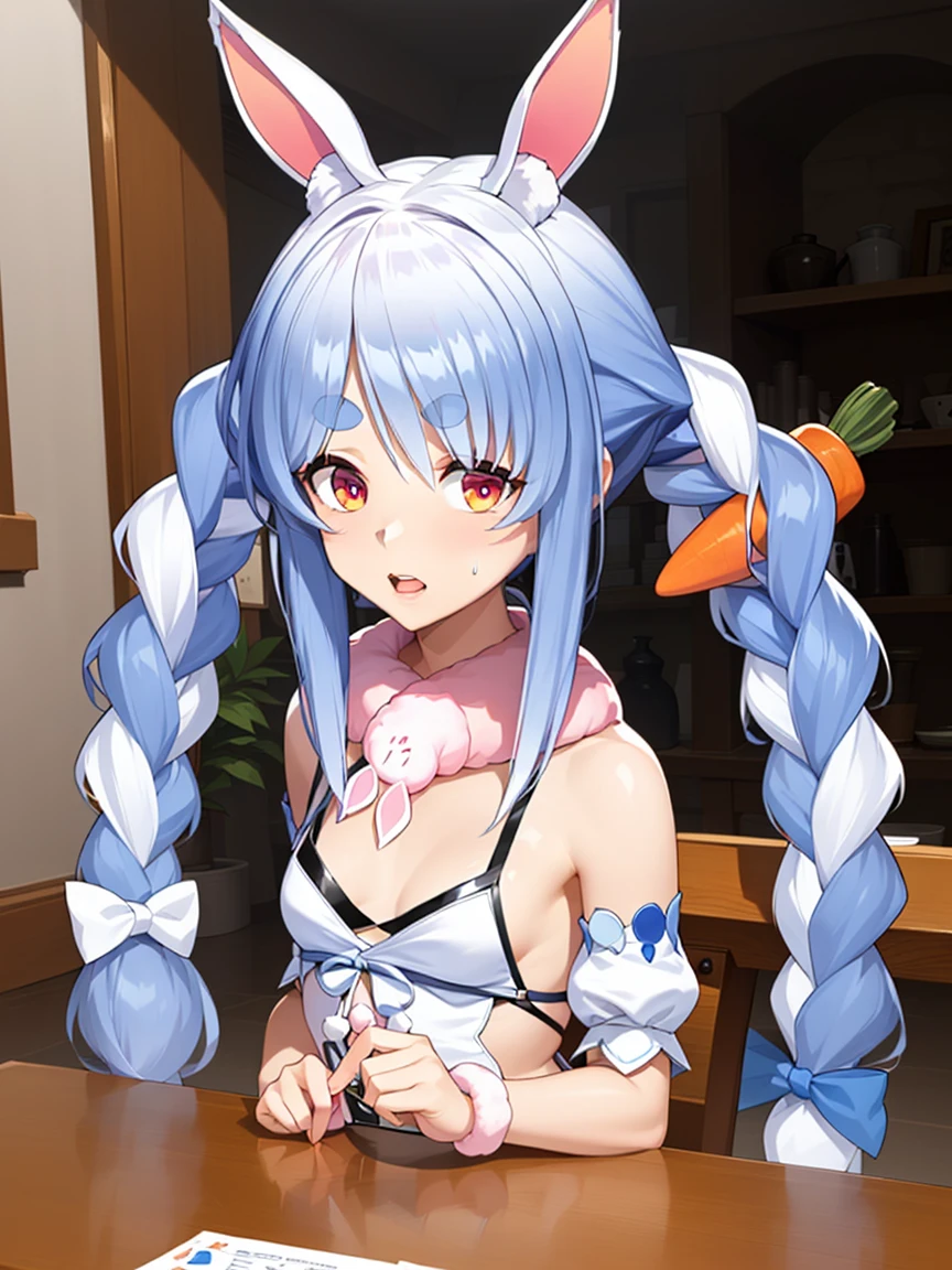 Take a break at Apecola , Carrot Hair Ornament, black leotard, (flat chest:1.3), (small breasts:1.3),
break
standing, forward leaning posture, crosses her arms on her back, smile, open your mouth, Outdoors, smile, blush break full body view, full body shot , Hands on the back, OPEN THE LEG, Contrast Post BREAK Masterpiece , top quality, high resolution, 8k, Official Art, super res, very detailed and beautiful, very detailed, Superbly Detailed , very detailed美しい女の子, very detailed顔, very detailed目, very fine skin, very detailed指, very detailed鼻, very detailed口, perfect anatomy, shiny hair often, thin hair, shiny skin break
( majestic and beautiful illustration ), anime screen capture, OFFICIAL STYLE BREAK A STUNNING AND BEAUTIFUL EROTIC ROOM, very detailed CG unity 16k, Extremely Fine 16KCG Wallpaper