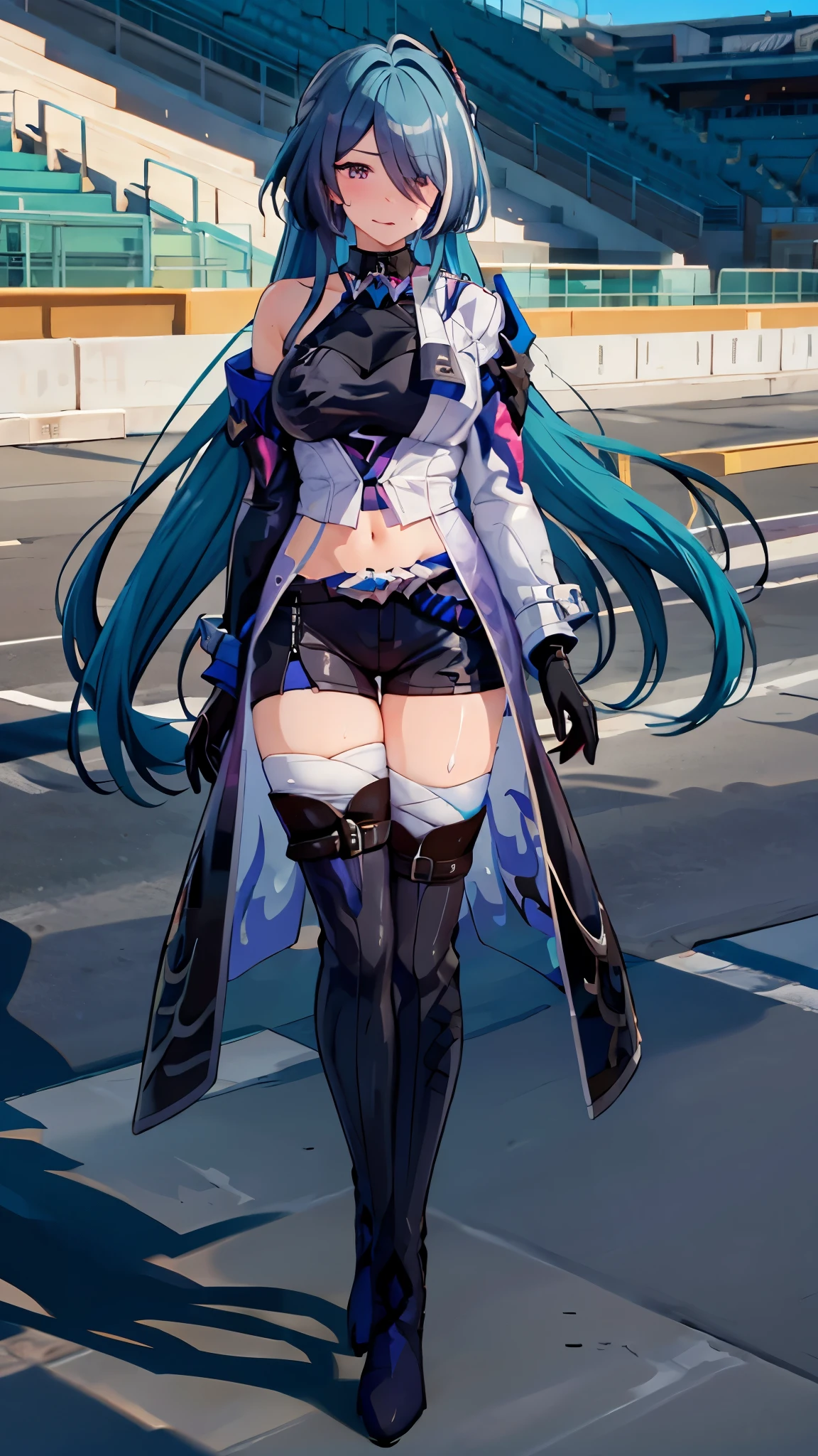 Gorgeous purple hair,teenage wife,Bigchest,Real-time 2D images