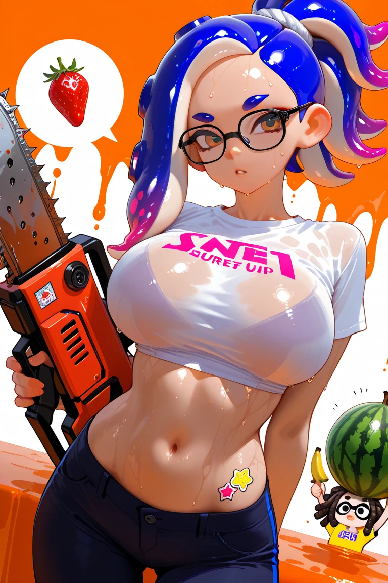 Woman eating ice cream
sticking out the tongue
Japanese
E Cup
Bra Black
Panty pink
Nipples are see-through
20s
Long
Curly hair
Big eyes Real Photography