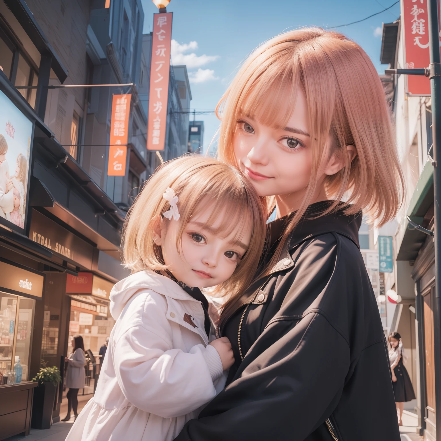 Caucasian、female、small、Blonde