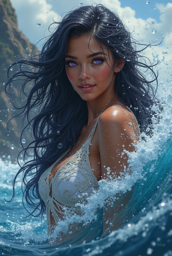 Colorful beautiful woman: a giru 20-years old, messy hair, oil painting, nice perfect face with soft skinice perfect face, blue yellow colors, light purple and violet additions, light red additions, intricate detail, splash screen, (nipples) 8k resolution, masterpiece, cute face,artstation digital painting smooth veryBlack ink flow: 8k resolution photorealistic masterpiece: intricately detailed fluid gouache painting: by Jean Baptiste Mongue: calligraphy: acrylic: watercolor art, professional photography, natural lighting, volumetric lighting maximalist photoillustration: by marton bobzert:, complex, elegant, expansive, fantastical, wavy hair, vibrant
