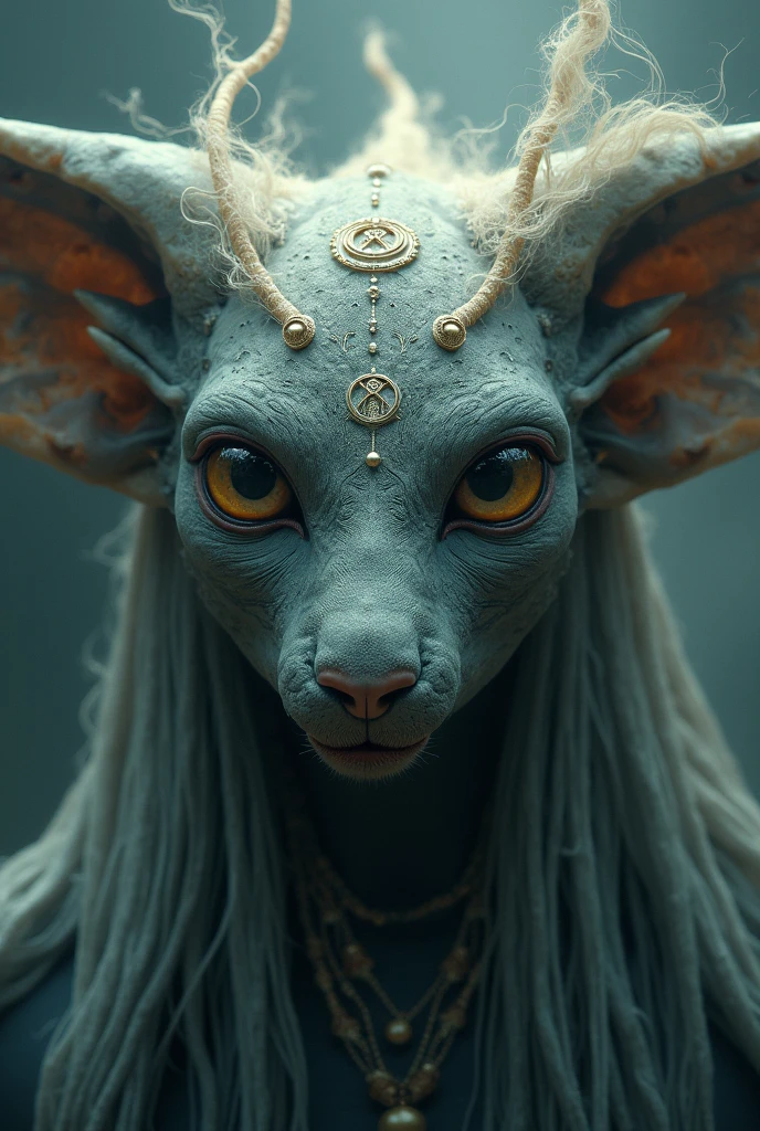 (masuter piece:1.3)、(8K、Photorealsitic、Raw photography、top-quality: 1.4)、超A high resolution、A hyper-realistic、high-detail、the golden ratio、Kobold、green skin、Lumpaulin、cudgel、Ugly face、tusk、Protruding ears、full bodyesbian、Big eyes