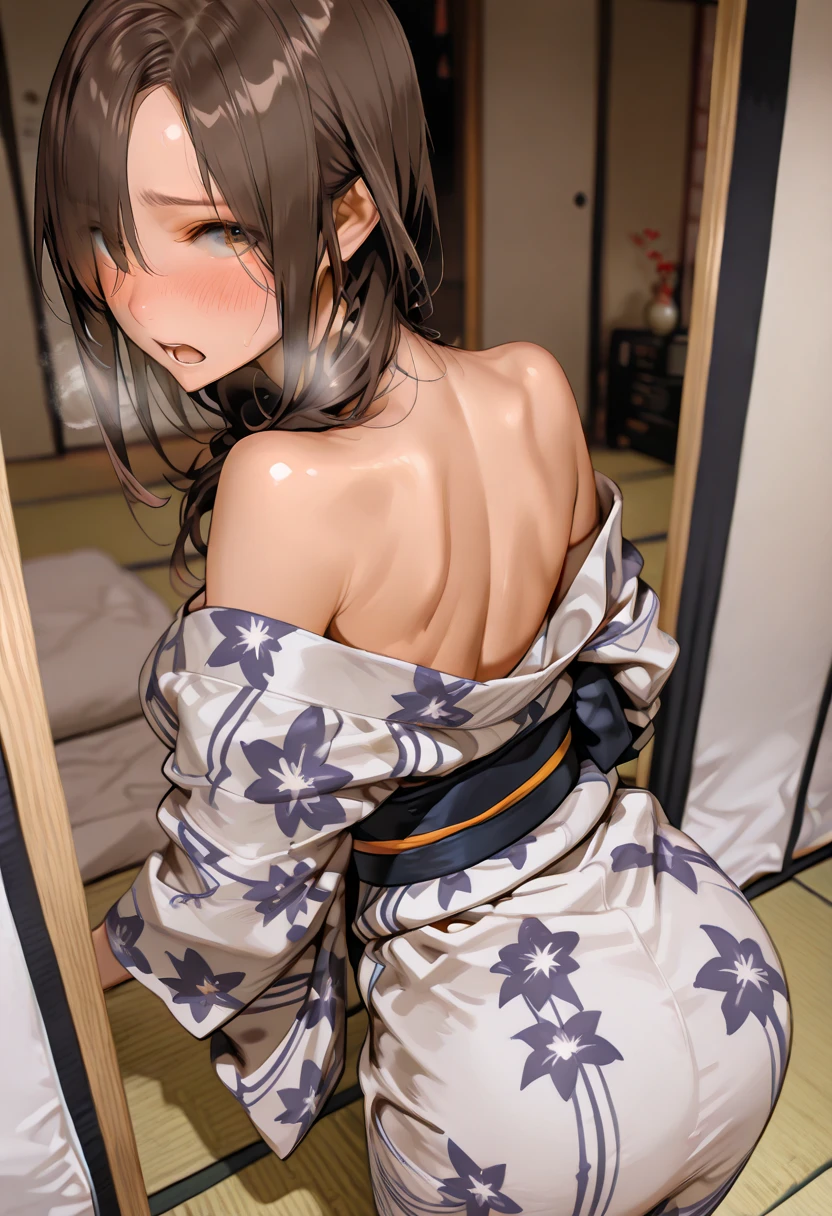 high quality,japanese,beautiful woman, without clothes, naked