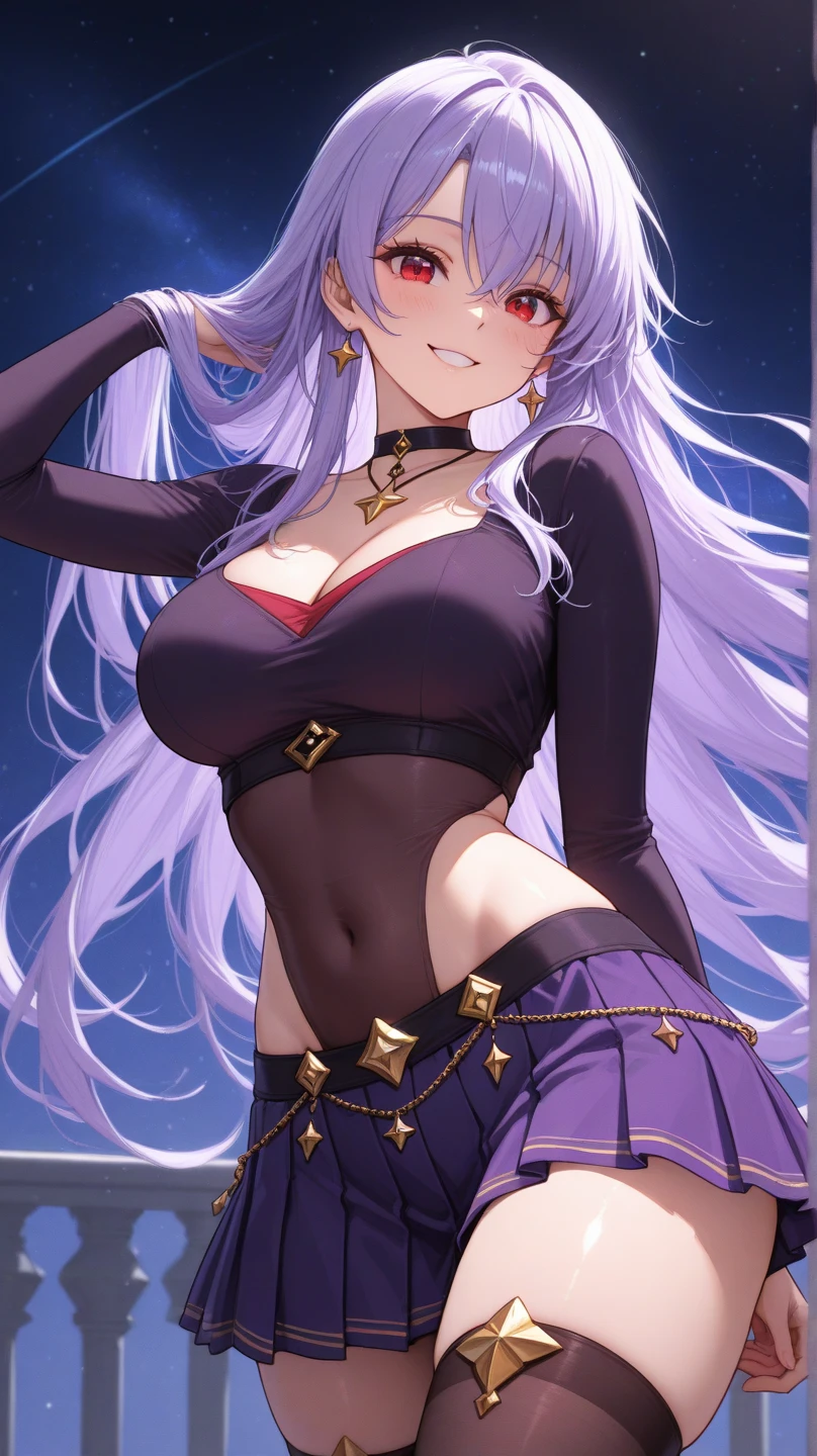 Best quality, solo mature woman, giant breasts, giant ass, very curvy, Marvelous purple eyes, full lips, seductive, choker, (((sexy fishnet bodysuit))), silver hoops, thick thighs, curvy physique, ((massive breasts larger than her head)), gold jewelry, lustful, skindentation, seductive, beautiful alluring anime woman, tight short dress, oppai, (((extremely detailed))), (breasts covered), thicc, ((best quality)) ((HD)) ((8k)) ((beautiful)), ((masterpiece)), perfect face, expressive eyes, 1girl, ((crisp lines)), (((Raiden(Genshin Impact)))), (genderswap), sexy, (alluring face), (erect nipples), (pointy nipples),sexy dress, (dark purple hair), purple eyes, sexy pose, plush lips, heavy makeup, lipstick, painted fingernails, very long fingernails, red lips, horny, long and slender legs, high heels, long and slender fingers, (highly detailed anime art), (clothed breasts with aereola slip), heavy blush,