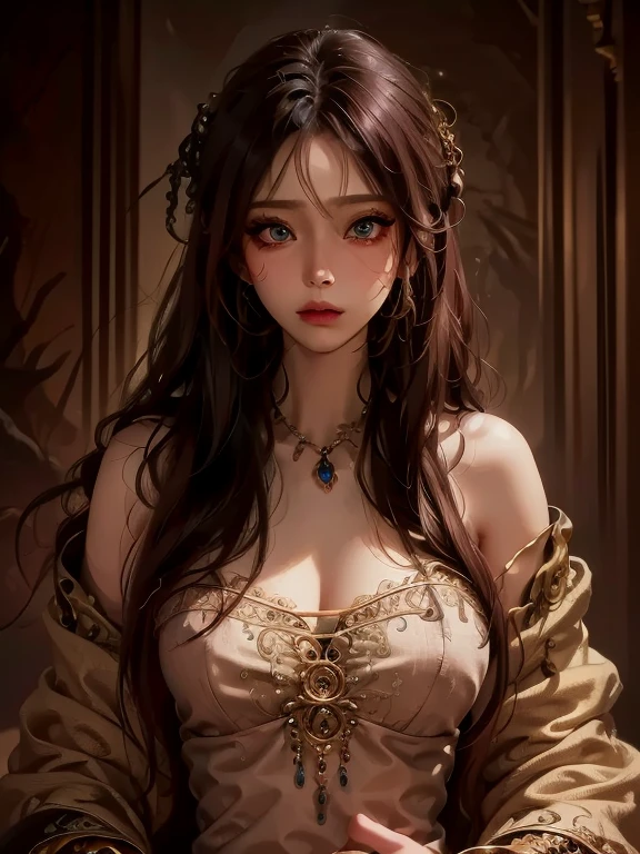 best quailty,tmasterpiece,extremely delicate and beautiful,abundantly detailed,CG,unified,8k壁紙,Beautiful Meticulous Girl,(very vey very detailed face), 1girlhugebreasts,独奏,whole body lying in bed,Wearing a red bikini,large tities