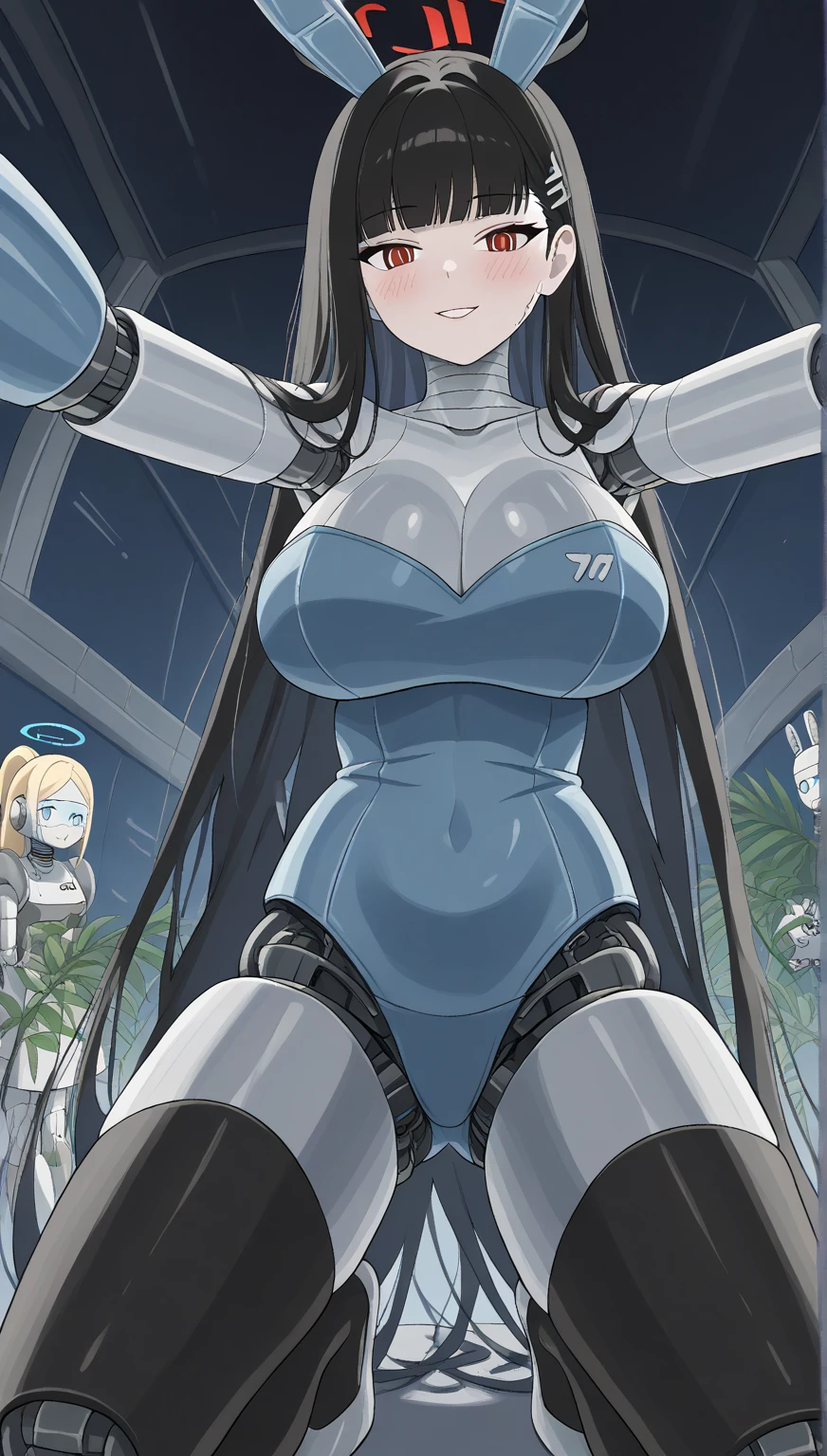 Dark Blue Hair, Masterpiece, Best Quality, One Girl, Medium, ((Album Cover)), Light on Face, Slim Body, White and Blue Costume, Exoskeleton, Metal Gear, Future Sun cyberpunkWar "Star Wars Xwing R2D2" conceptual "Heavy Metal" Devastating Mandalorian pure female aesthetics lower key:1.3 close:1.3 fire-follets Will-o'-the-wisp "luis Royo" dazzling women walking slowed down playing Cosplay "Princess":1.4 "Leia":1.4 "Nathalie Portman":1.4 Pilots jacket cowboy 38years sunLight luminescence ultra pro-photorealistic optimal detail qualities precise details:1.3 SLR max resolution perfection graduated improved Octane rendered UHD XT3 16K DSLR HDR UnrealEngine5 analog real shadows:1.3 3dcg beautiful body:1.4 faces:1.4 cheekbone effects embarrassed eyeliner beautiful:1.4 eyes iris opal lazulis pupils turquoise open mouth teeth obvious smiles dark hairstyles short bangs:1.3 ecstatic:1.0.1 floating jackets fixed symmetrical body athletes oiling eccentric cape levitating shoulder-off white shirt lace clavicles papillotes embroidered navy thick leathers various breasts pointed:1.4 satin Felt supports Bikini skirt:1.4 matching bristles Loose swinging spinels navel:1.3 depths:1.3 revealing pubis scarlet pubis-hairy obvious covered:1.3 underwear waist chastity-belt padlock Gold decorated silver agate tied garters thick thighs legs high volumetric stainless steel boots ornate onyx ruby invokes delicate incandescents Unity Toys Crystalline DoF X-Wing (EOS R6 135mm 1/1250s f/2.8 ISO400) R2D2 Mechanized Adaptable Ion Canon DoF Wide Dummies Sabre" dramatic supports fully clothed armor heavy chrome metallic covered flat bands fathoms richly decorated coppers:1.2 fullbodye "Darth Vader" background:1.3 sharpness equirectangular 360 headphones antenna ornate rune lava Tourmaline DoF plasma glyphs engravings [(masterpiece 1,3) (Willi Baumeister:1.1) (John T. Biggers:1,2)::17 Alessandro Casagrande, Greg Rutkowski, Sally Mann Guweiz and James Jean tattoo CGSCOSITY (by Michelangelo)] Bruce Weber g