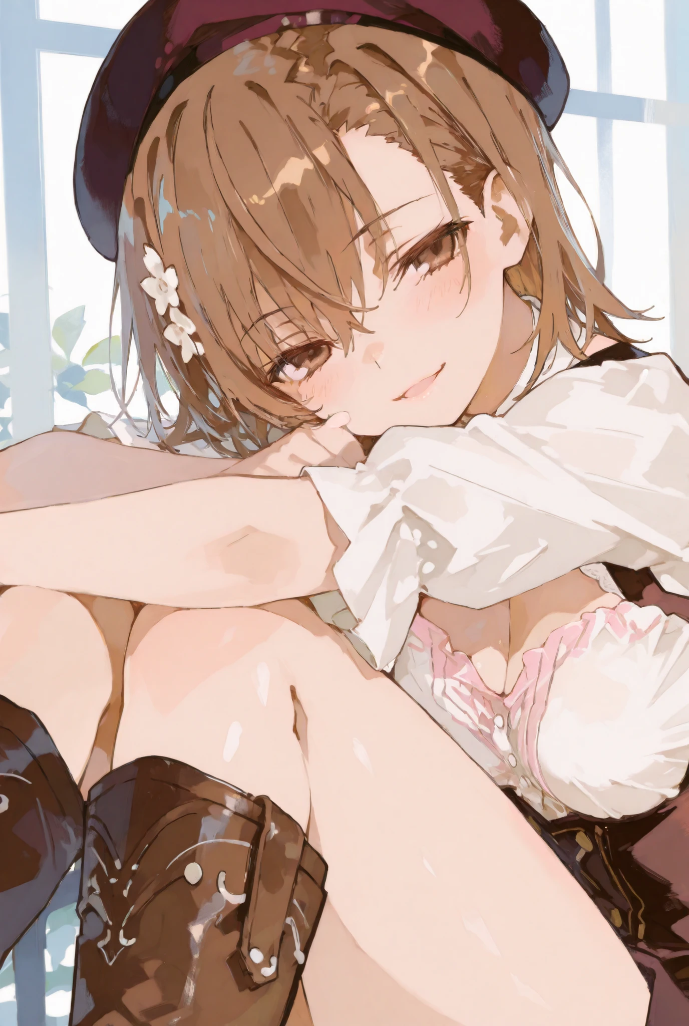 One boy、Erect penis、Beautiful girl kneeling and giving a handjob、stick out your tongue to catch the sperm、facial、Elect、in the forest、Basking in the sunlight filtering through the trees、high resolution、Masterpiece、Highest quality、