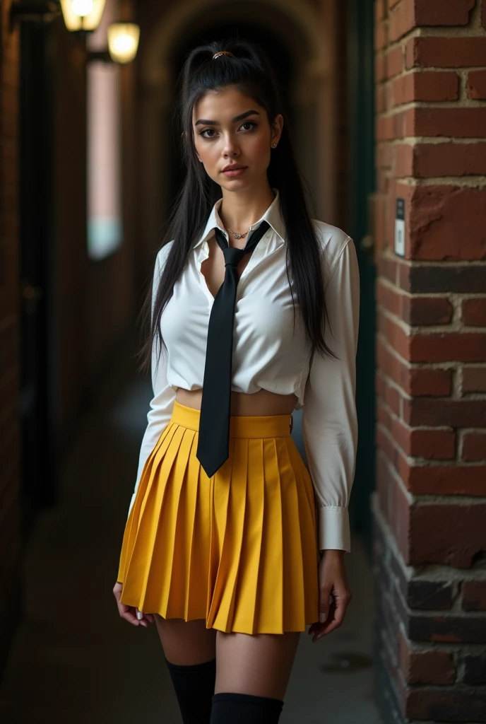 Art photography, tv_Yvette_Monreal_A_V1, ,nikon, scene, full body shot, walking through the street of a burning city, wearing a plaid skirt, wearing a white shirt, war torn, rubble, ruins, fog, night, detailed skin, epiCRealism, epiCPhoto,, wrinkles:0.2, pores:0.2, <lora:epiNoiseoffset_v2Pynoise:1> Masterpiece, Best Quality, ultrarealistic photography, real life, colorful, amazing, perfect lighting, bright colors, dramatic, dynamic, cinematic lighting, hyperrealism, intricate details, epic, <lora:LCM_LoRA_Weights_SD15:1> <lora:detail_slider_v4:0.5> ,