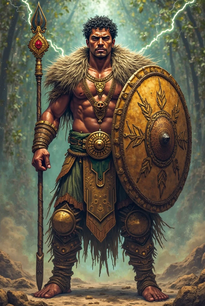 Eagle Warrior in combat or ceremonial pose.