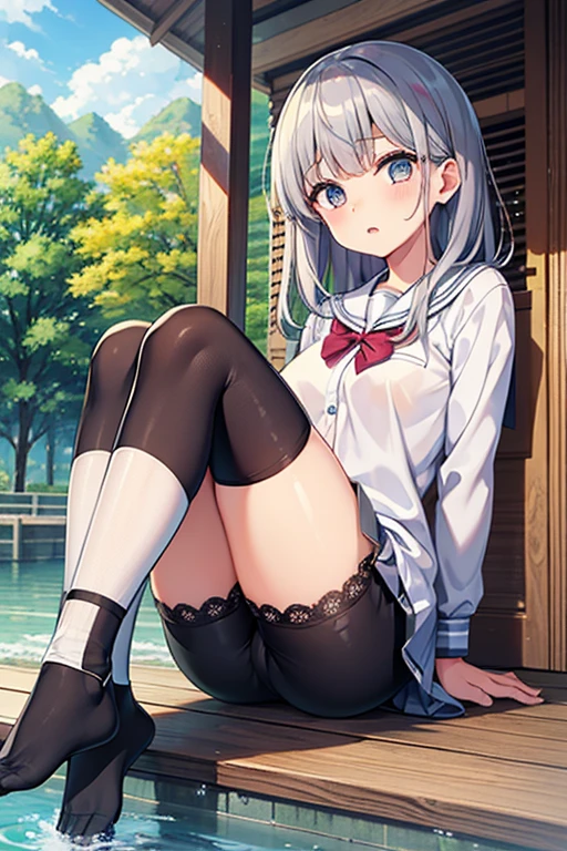 picture of a anime girl riding a guy, 1girl, outdoors, skirt, blue eyes, wet, , vaginal, , hetero, 2boys, navel, breasts, , open mouth, , long hair, looking at viewer, thighhighs, uncensored, no bra, , pleated skirt, solo focus, smile, day, stomach, midriff, girl on top, blush, straddling, extreme pleasure, creampie, overflow, cum in , tits out, small tits, choker, cum on tits, cum on stomach, sexy, completly nude, shirt off, hard orgasm, shaking from pleasure, sucking another guy off, cum squirting everywhere, cum on face, cum in hair, cumshot, drooling