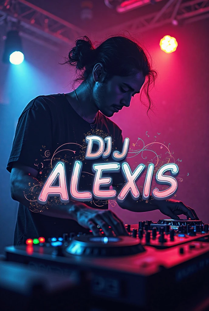 (best quality,4k,8k,highres,masterpiece:1.2),ultra-detailed,(realistic,photorealistic,photo-realistic:1.37),vibrant colors,electronic music background,full color,photo,poster,fashion,abstract design,modern style,dynamic energy,energetic atmosphere,striking visual effects,pulsating rhythm,creative visuals,stylish composition,glowing lights,futuristic elements,technological elements,synthesizer,turntables,CDJs,headphones,neon lights,glittering disco ball,dancing crowd,stylishly dressed models,(((black sunglasses, medium-breast:1.2))),eclectic fashion choices,colorful patterns,shimmering fabrics,sharp lines,mirror reflections,playful poses,dynamic movement,dynamic light and shadow,dazzling visual spectacle,artistic expression,electric ambiance,multimedia experience, cinematic lighting, lens flare, ray tracing