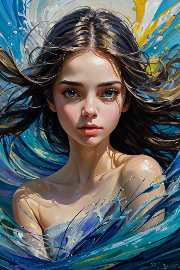 sargent, mucha, king, ctoil, masterpiece, 1girl, woman drowning in a sea of blue tissue, solo, portrait, close-up, extremely detailed, straight hair, traditional media, oil painting, classic painting, pale brown hair, twenty five years old, short hair, anime, <lora:xl_more_art-full_v1:0.6> <lora:SDXL_Inkdrawing_Directors_Cut_E:0.5> inkdrawing, by kr355e, <lora:extremely_detailed:0.5> <lora:RMSDXL_Creative:0.5> <lora:RMSDXL_Darkness_Cinema:0.5>, pale blue and white colors