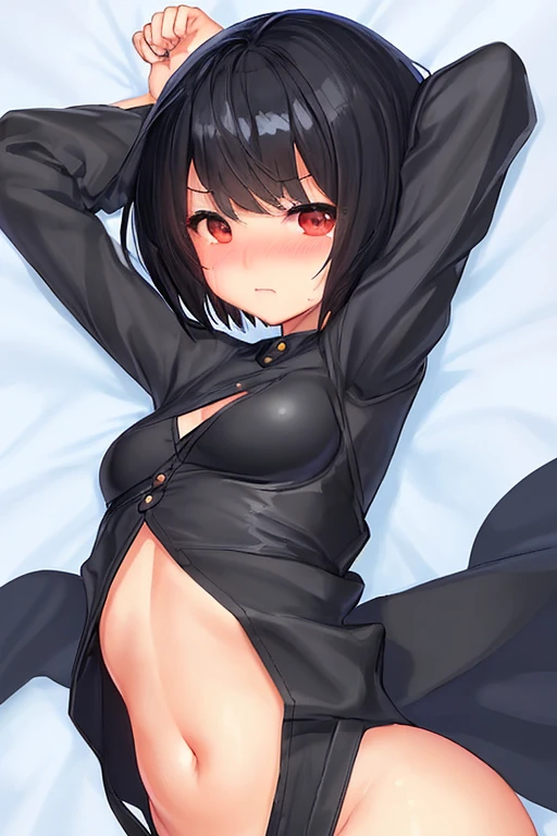 (best quality), (masterpiece), (ultra detailed), tarot, raccoon, raccoon girl, small raccoon tail, 1 girl, autumn, holding hoodie up, naked, small breasts, pussy, scared face, shy, orgasm, maple leaves, autumn trees, laying down, legs open, cum in pussy