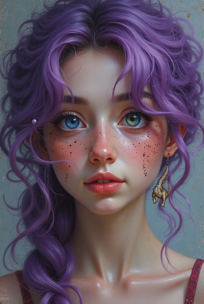 <lora:Insertion:0.8> (Insertion mouth Marbles), Adult, mature, 1girl, solo, realistic skin, imperfect skin, realistic, RAW photography, masterpiece, (best quality:1.15), (detailed:1.15), (realistic:1.2), (purple hair color)