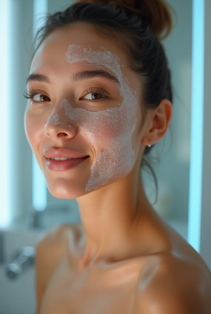 Brazilian using dove moisturizer stick