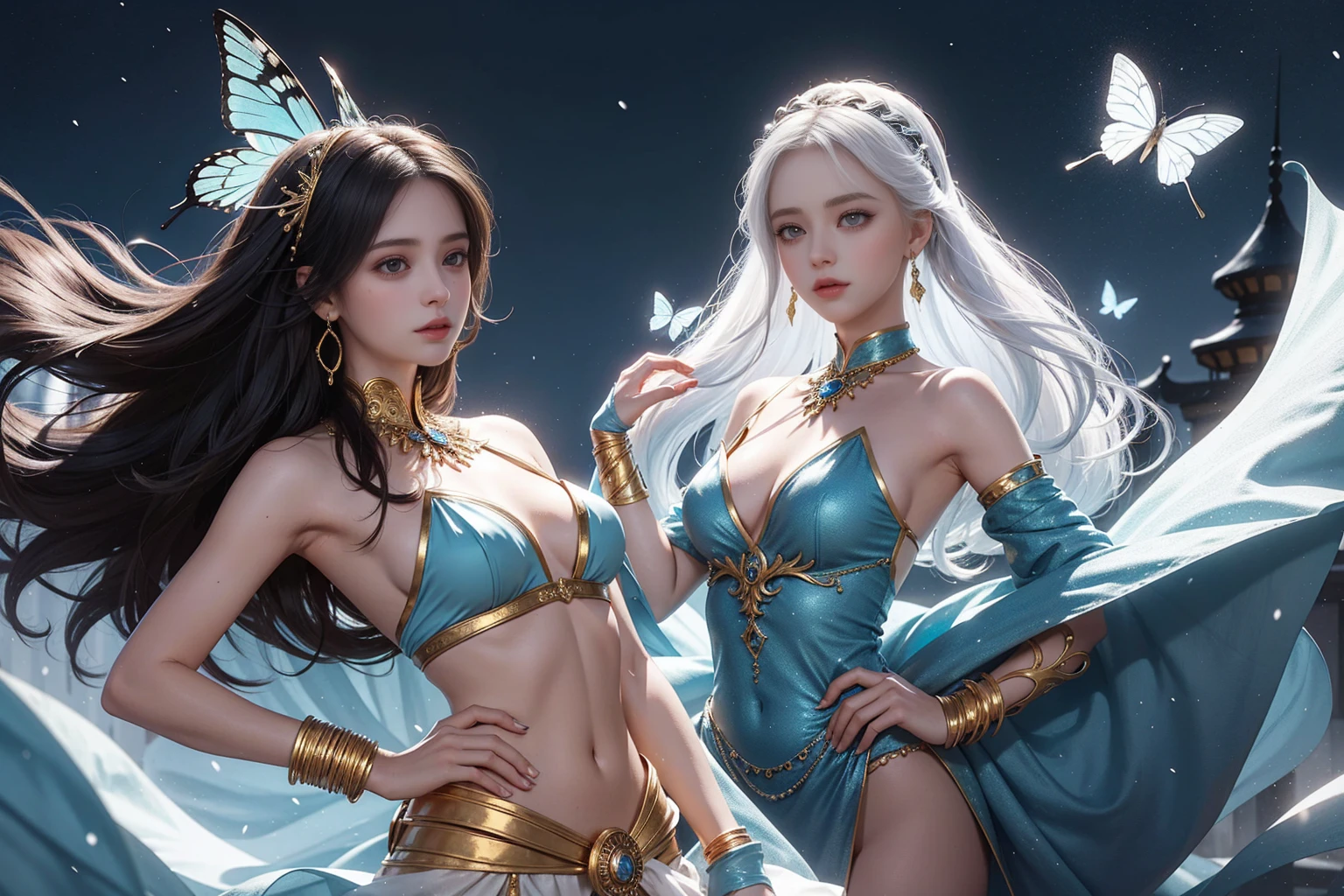 ((Highest quality)), ((masterpiece)), (detailed)Two twin human females、Two human women having a fun chat、Fun time、Sex for two、Sagging milk 1.2、from the front、Well-formed face、Hilarious 1.2、Each one has a unique expression.2、Mr.々Face 1.2、Each has an attractive appearance1.2、Smiled face 1.2、Huge breasts、A rich body、Stand straight with your legs apart1.2、,(((Big Breasts))),(((Huge breasts))),(((Great tit))),(((SFW)))、Two naked women playing 1.2、Naked women posing、Two women pressing their breasts together、Large areola、Standing at the entrance to the underwater temple leading to Ryugu-jo Castle 1.2、Dragon curtain on the podium in the background 1.2、A huge white dragon is watching over the woman from behind..2、Magnificent Underground Scenery 1.2、near, violent, Creatures from the End of the Earth、White vampire owl on shoulder 1.2、Little White Owl 1.2、A chair made from a giant snake、Maximum chest size、Rich expressiveness、Metallic rainbow snake dress with Yamata no Orochi embroidery、He has a very sharp shield with a spear attached to his back、In the background sits a giant white dragon that rules the world..2、Crystal Stone Spear 1.2、Two twin human femalesがセックス1.2、Twin sisters touching each other's breasts 1.2、Stand up straight with your arms folded、Whitish blonde 1.2、Super long straight hair、Shiny Hair 1.2、Super long bangs 1.2、Spread your legs wide、Iridescent Cosmos Spear 1.2、One gun in each hand.2、A gold and black metallic tapestry with floral patterns blooming in the dark、A metallic flower arrangement that represents infinity、Infinite flower field embroidery、Gold see-through tights、Large silk tights with net、Queen'Decoration of s、Huge red diamond necklace 1.2、Black garter belt、Long eyelashes、Angry eyebrows、Ancient Alien Furniture、(((Big Breasts))),(((Huge breasts))),(((Great tit))),(((SFW)))、Ultra dark space、Backlight、Smooth waistline、Bullish face、Challenging face、Angry eyebrows、legs are long、Black Market Aesthetics、A magnificent view seen in a dream 1.2、superior look、超Big Breasts1.2、The pinnacle of elegance、Beautiful Snake'tongue、Sparkling star sand hair clips on your ears、A carpet of dreams dripping with blood、White skin as delicate as a silkworm cocoon、Huge breastsを持つ美しい女性、Big fairy、Specially made crystal ball'Nesting、Sentimental composition、Joy in anger、Mandalas bouncing around in bubbles、I pledge my life in front of her open legs.、I sacrificed my life to open her legs and lick her whole body...、The irresistible smell of death assaults my nose、Grin、Bare Big Breasts 1.2、Immature and competitive.2、from the front、Brave Standing 1.2、Something red as an accent color 1.1、Woman 1 shows close relationship with background and decoration.2、Cool scenery 1.2、Two twin human females having sex 1.2