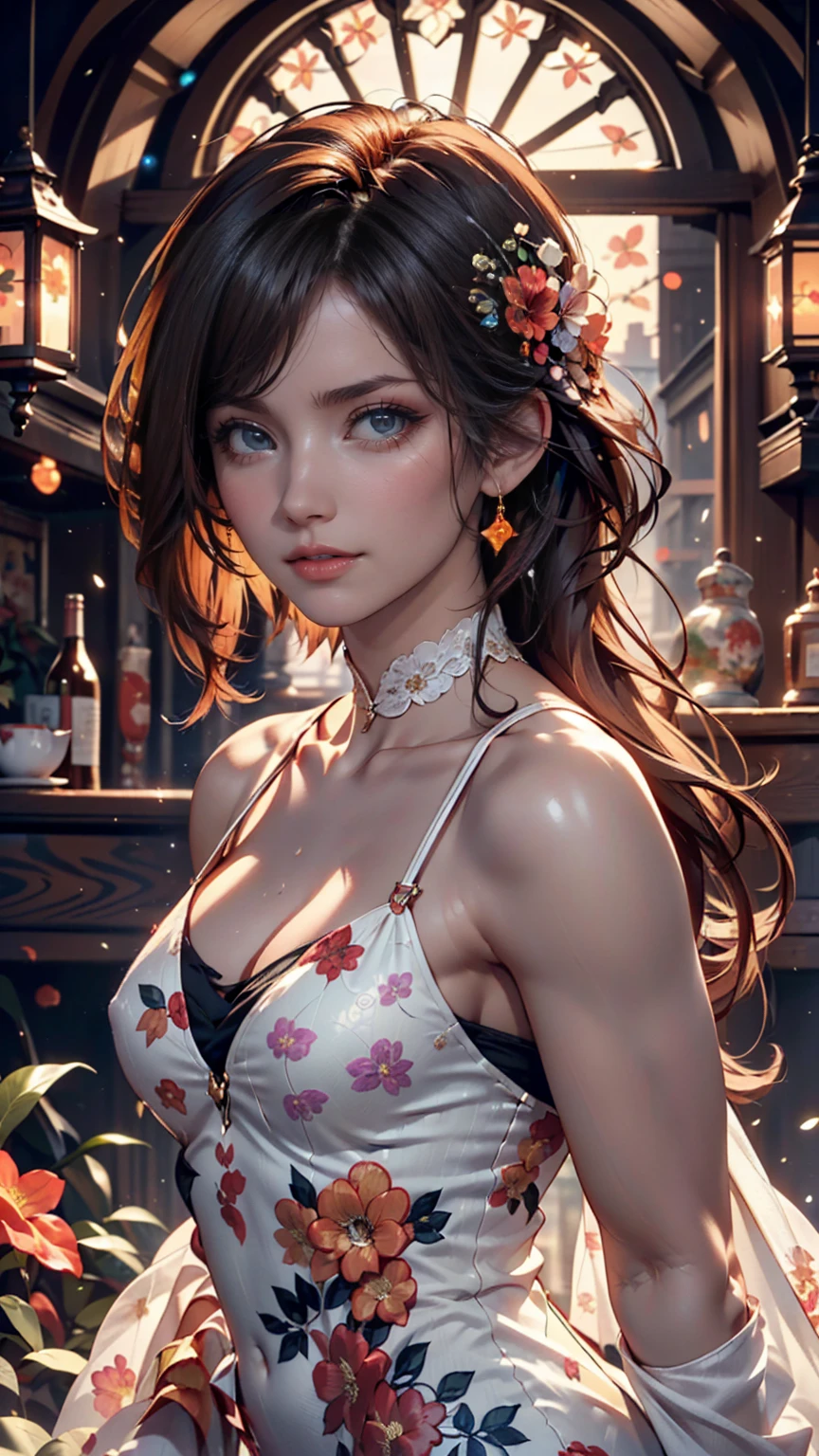 Model shooting style, Audrey Hepburn, (Highly detailed 8K wallpapers), Playboy Centerfold, Tim Okamura、Marco Mazzoni、Yoann Rossell, Popularity, Digital Painting, Photorealism, Exciting, Fairy Lights, Pastel Palette, Intricate details, Digital Art, society, masterpiece, Diversity, ((Perfect Face))  