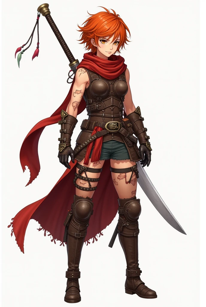 Rose Warrior woman, full body, color palette of Rose Warrior flowers, fighting stance, fierce look.