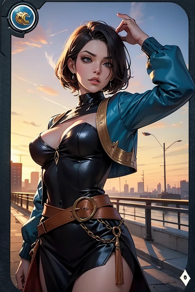 Girl srading on top of a building, Airships in the sky, Planes, Very detailed, Realistic, Traced lights, 4k, Gourgeos, Engrenagens, estilo steampunk, magica, yellow cap, cabelo preto, Pulseiras, detalhes intrincados, Paisagem de Gourgeos, arte digital, Realistic, misteryous, Luvas, Inspirador, curvas definidas, sensual, small to medium , clivagetor