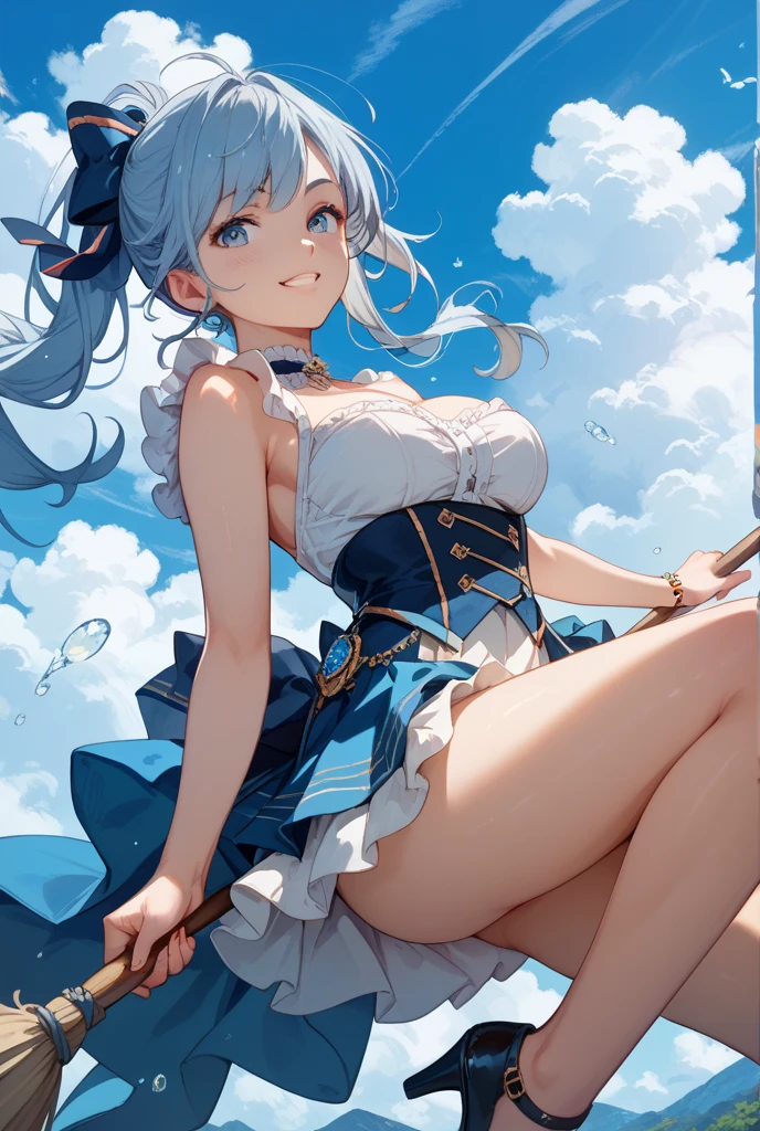 White cotton panties are visible