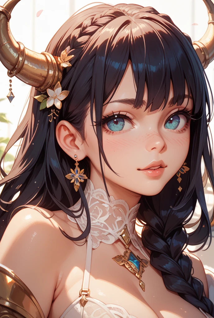 best quality,4k,8k,highres,masterpiece:1.2),ultra-detailed, extremely detailed eyes, extremely detailed body, (large masterpiece digital art), (detailed manga illustration), (detailed line art), ((perfect anatomy)), (intricate details:1.3), (ultra-detailed:1.3), (illustration:1.3), (sharp focus:1.3), (natural lighting:1.05), (vivid colors:1.3), (masterpiece), (best quality:1.4), (perfect anatomy:1.4), high quality, expressive eyes, full body, detailed face, beautiful face, perfect face, 1 girl, medium breasts, black hair, curly hair, wild hair, detailed hair, white dress shirt, black pants, pale skin, sapphire-blue eyes, demon, blue halo, sheep horns, curled horns, (horizontal pupils), sexy face, pointy ears, splash art, the demon girl, curvy, sitting in an office chair at a desk with feet on desk, black high heels, cinematic lighting, dramatic atmosphere, Atey Ghailan, Jeremy Mann, Greg Manchess, Antonio Moro, trend in ArtStation, trend in CGSociety, Intricate, High Detail, Sharp focus, dramatic and photorealistic painting art by Midjourney and Greg Rutkowski, Jeff Bridges, ((cartoon style)), Marvel Cinematic Universe style