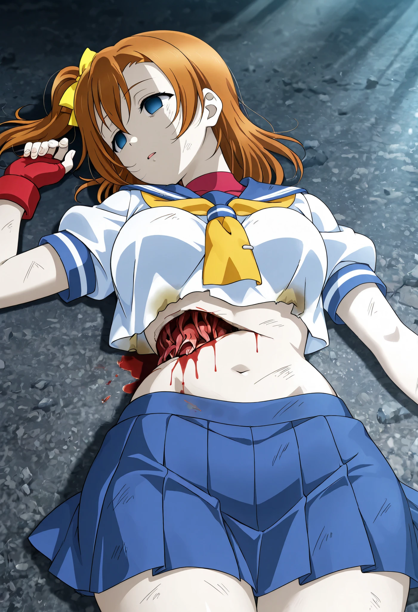 (((rape: 0.5)),masterpiece, top quality, (((sex))),(((missionary position))), ((lying down)), (nsfw), (((Ripped Dresses))), (masterpiece, Highest quality, High resolution,No correction), score_9, score_8_superior, score_7_superior, score_6_superior, sauce_anime, One person, Honoka Kousaka, ((僕らは今のなかで Idol衣装: 1.0)), Losing virginity, lovelive!, score_9, score_8_superior, score_7_superior, score_6_superior, sauce_anime, blue eyes, Orange Hair, Medium chest, Detailed pussy, dense vagina, Detailed penis, Blood from,Side Ponytail, Medium Hair, Idol, μsIdolドレス, lovelive!Idolドレス, Breaking the hymen, White panties, Torn panties, alone, Torn Skirt, ベッドのsuperior, Crying face