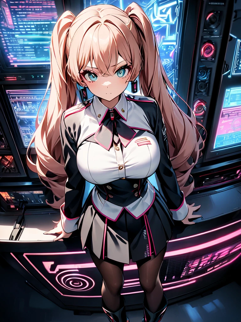 8K,high-level image quality、reality、solo ,(Female doctor)、doctor uniform ,hospitals、(white lab coat), (hospital examination room) indoors, work desk, 、Chest Reveal、black hair ,hair bun ,sexy , (wearing black underwear under the coat:1.2) , underwear , cowboy shot , Stethoscope