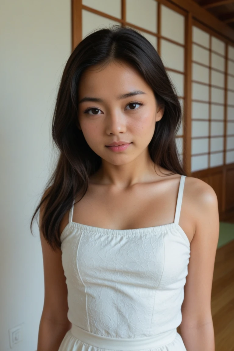 Young Youthful slave girl, nude, Asian