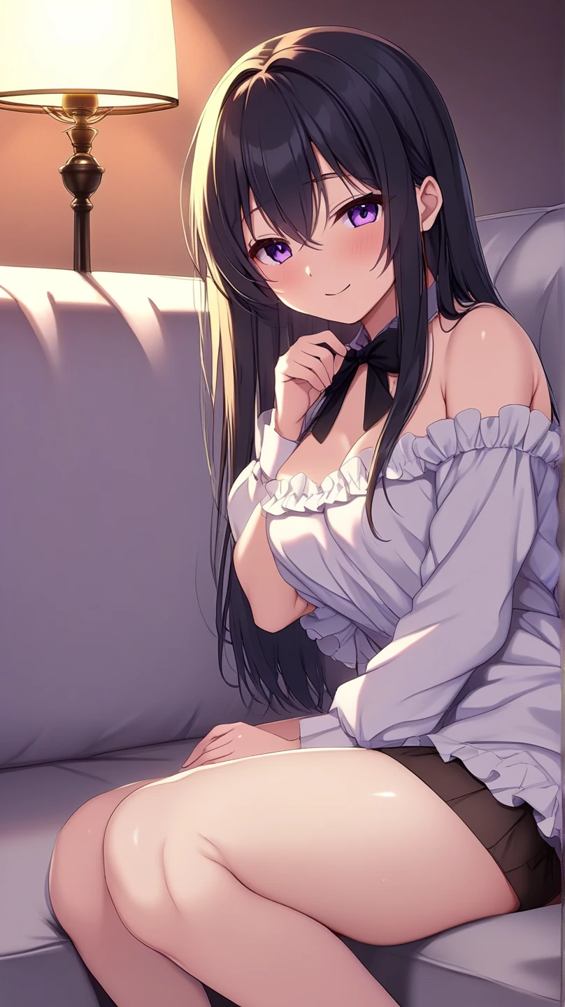 1girl in、A smile、Underwear、Cute underwear、Upper body portrait、Squatting panchira、