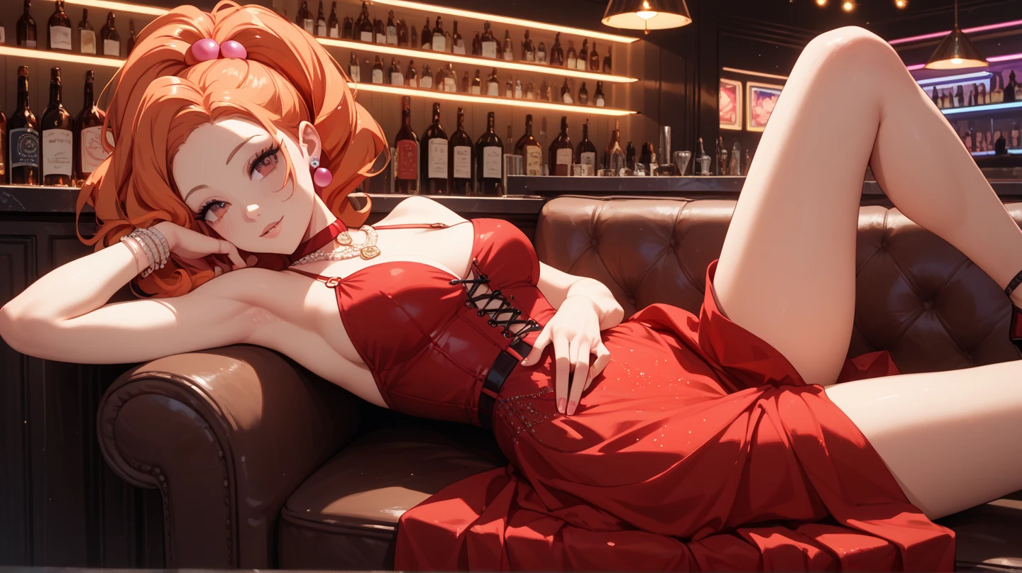 a 3D picture of extremely 1beautiful (cow anthropomorphic:1.3) looking at (red MasterChef style cake: 1.5), an exquisite beautiful female (cow anthropomorphic:1.3), ultra feminine ultra detailed face, red hair, short hair, pale skin, red lips, blue eyes, wearing sexy white seductive latex dress, blood stains on the dress, looking at a red Bakeoff, award winning (cheese cake: 1.3), 2 floors, decorated with red whipped cream, and artful stylish decorations, blood dripping from the cake, dark castle style kitchen background, dim candles light, dark fantasy art, gothic art, dynamic angle, best details, best quality, 16K, [ultra detailed], masterpiece, best quality, (ultra detailed), full body, ultra wide shot, photorealistic, 2.5D rendering,