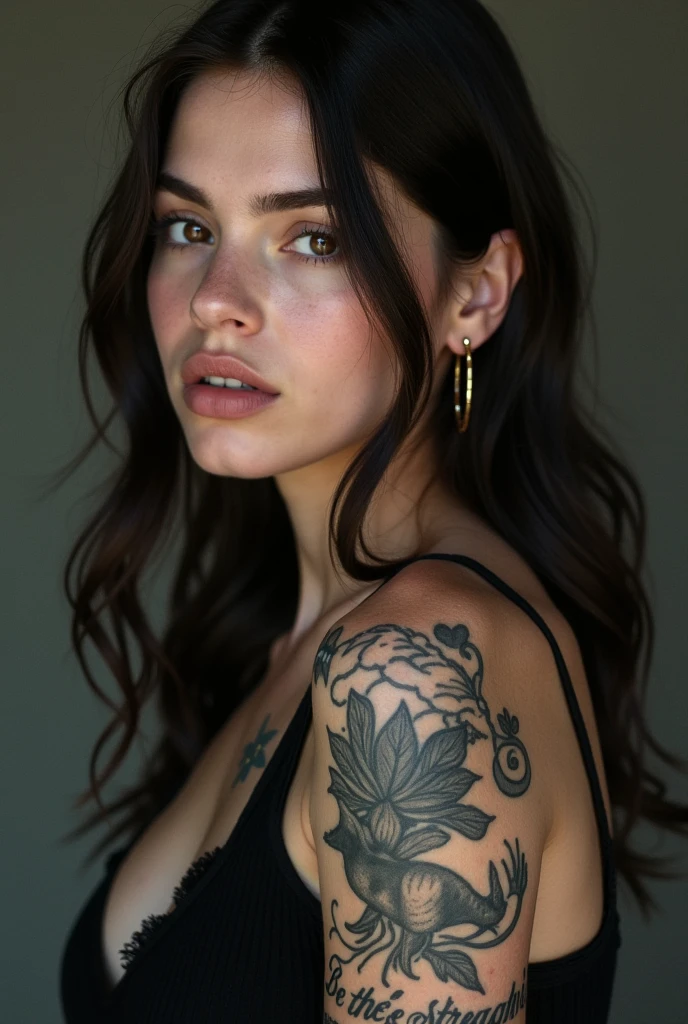 Tattooed woman