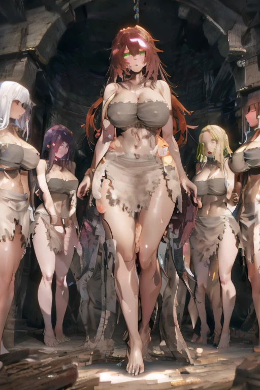 (heavy breasts)、top-quality、​masterpiece、超A high resolution、（metal white dragon armor）、(((Colossal tits))),dragon armor、(((Detailed Micro Bikini))),(Wear a beautiful crown made of intricate gemstones),(Photorealsitic:1.4)、Raw photo、1 girl、(((Random hair))、(((Take different poses)))、glowy skin、(((Chinese Dragon)))、Intricate and ornate hair ornaments、（Gorgeous Jewelry Necklaceystical expression）、（Full Body Angle）、((Light red hair)),（Fight big dragonetal metal bikini）、(((Sahara desert background)))、Precipitous cliffs)、((super realistic details))、portlate、globalillumination、（sexypose）、Shadow、octan render、8K、ultrasharp、Colossal 、Raw skin is exposed in cleavage、metals、Details of complex ornaments、Japan details、highly intricate detail、Realistic light、CGSoation Trends、Blue eyes、radiant eyes、Facing the camera、Toostock、（Full Body Angle）、（veils）、(((desert background)))、highcontrast、
