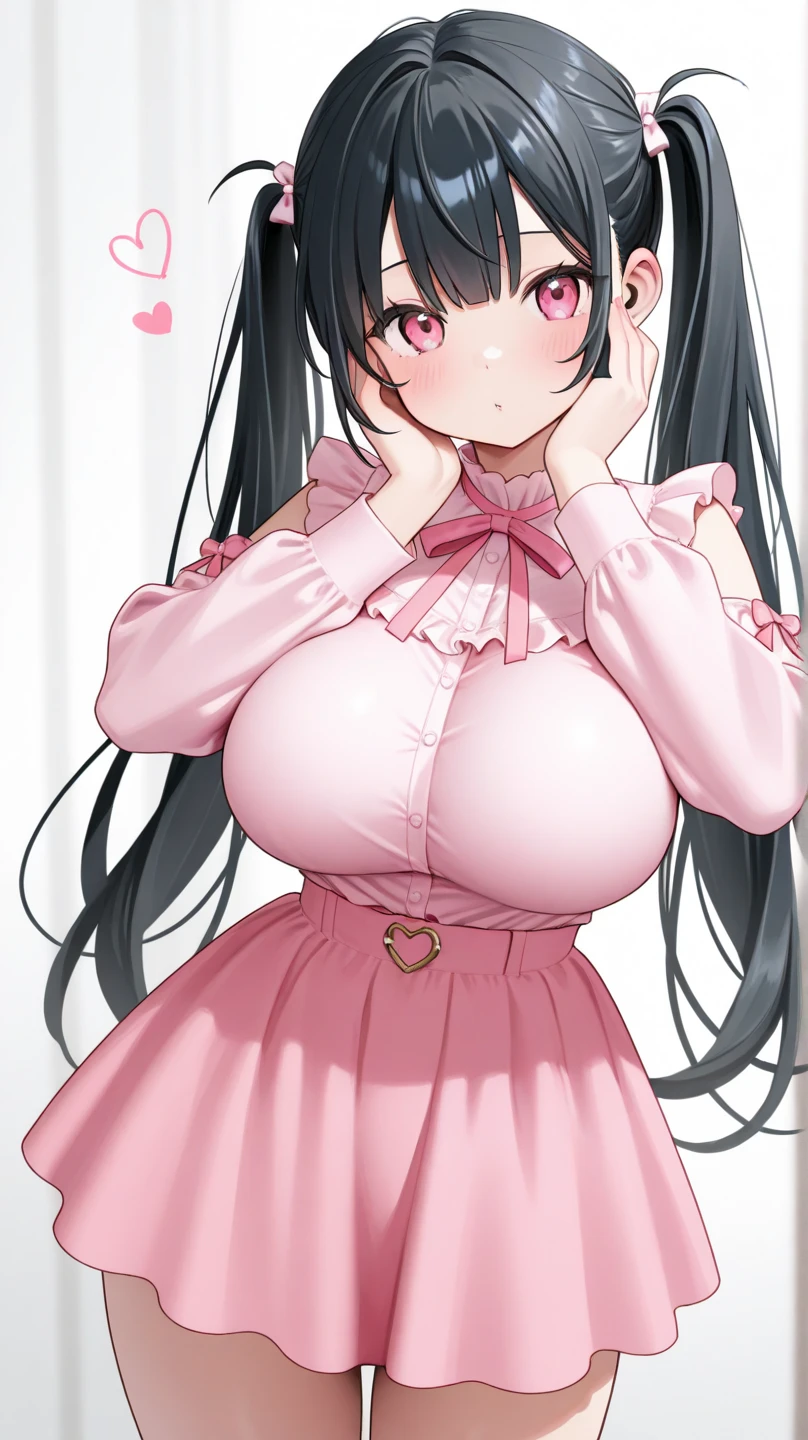 (best quality:1.2), (ultra detailed:1.2),(masterpiece:1.2),(8k:1.2),(Blessed,Captivating body、Ultra detailed hands、Ultra-detailed eyes、Ultra-detailed skin、ultra-detailed face,Detailed Background),One Girl、((white dress shirt, naked shirt,cleavage ,open shirts,large shirts,no panties,bottomless,)),(ecstasy, aroused:1.5), azki_(hololive), 1girl, 独奏, multicolored hair, pink hair, purple eyes, black hair, hair between eyes,x hair ornament,very long hair, streaked hair, hairclip, large breasts