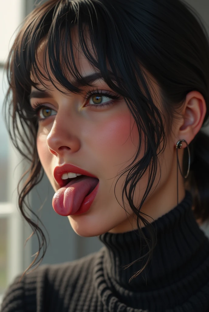 (RAW, ogue, Nikon Z 14mm ultra-wide angle lens, award-winning glamour photograph, ((best quality)), ((masterpiece)), ((realistic)), skin pores, subsurface scatng, radiant light rays, high-res, detailed facial features, high detail, sharp focus, smooth, aesthetic, extremely detailed, (extremely detailed eyes, extremely detailed iris), extremely detailed hair, extremely detailed skin, extremely detailed clothes, octane render, photorealistic, realistic, post-processing, max detail, realistic shadows, roughness, natural skin texture, real life, ultra-realistic, photorealism, photography, 8k UHD, photography, hdr, intricate, elegant, highly detailed, sharp focus, stunning, beautiful, gorgeous), Detailed realistic beautiful female 18 year-old girl as Spiderman from Marvel, makeup, full body visible, brown hair, realistic skin, photorealistic, athletic body, realistic, cinematic shot, (extremely detailed CG unity 8k wallpaper), trending on ArtStation, trending on CGSociety, High Detail, Sharp focus, dramatic, beautiful background, full shoot, high quality, (beautiful face), (detailed face), detailed hands, beautiful hands, (ahegao:1.5), (tongue out:1.2), ((face wet with white libony girl with ponytail)))