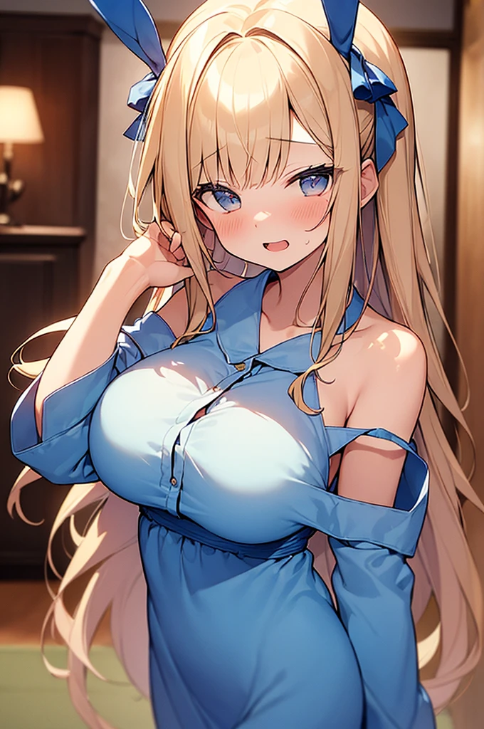 masterpiece, best quality, finely detailed, high resolution, extremely delicate and beautiful, (bunny girl), (huge breasts)