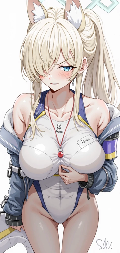 score_9, score_8_up, score_7_up, score_6_up, score_5_up, score_4_up, 1girl, ningguang_(genshin_impact),, large ,,collarbone,, , floox style,jacket,, open clothes, white jacket, white jacket, white track suit,, sportswear, standing, steam, steaming body, sweat, , track jacket, track pants, track suit, nipple , rating_explicit, , high resolution,, deep breath, , , , grey background, , solo,