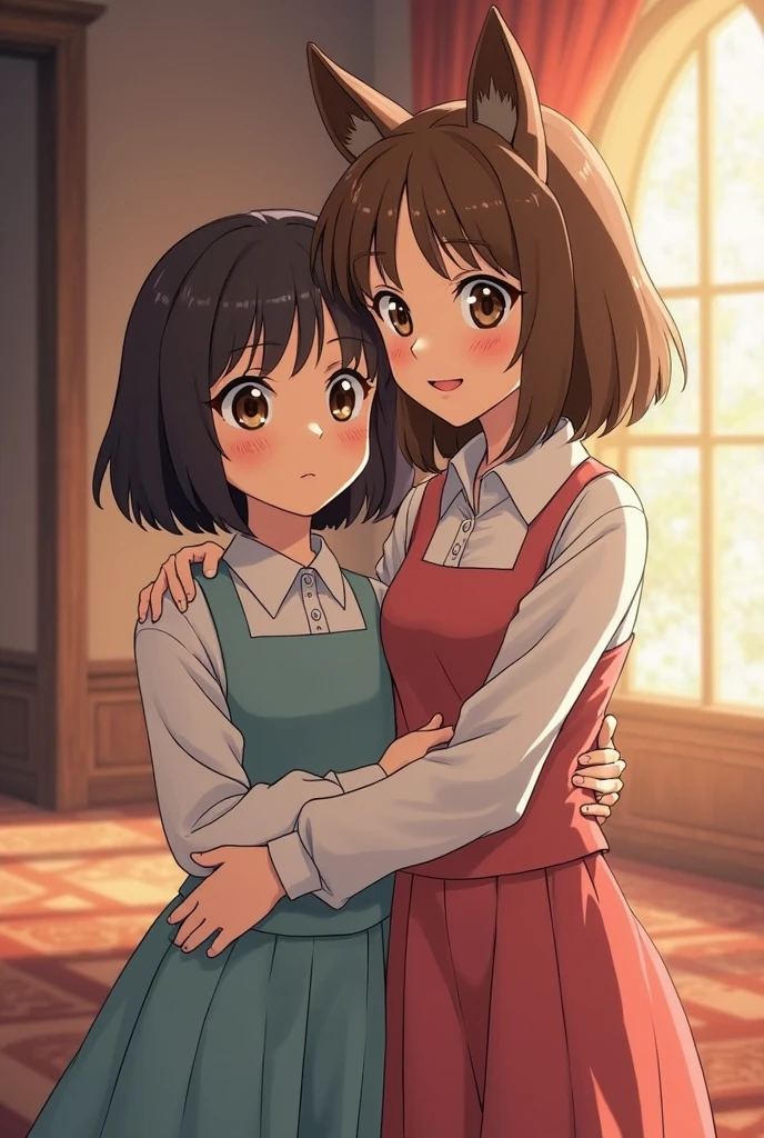 highest quality,masterpiece,超A high resolution,Perfect Anatomy,(Faithfulness:1.4),RAW Photos,smile,Children of short-haired boys,Woman with long hair and 2 year old boy with short hair,a woman and small boy, Mom and short-haired son,Gorgeous Mother And Smiley Boy,(Big tree々Parks with)(((Big treeの後ろに隠れている母)))、(hide and seek)Cowboy Shot,Cinema Lighting,Fashion model parents,Adorable,, (Browsing Caution:1.2)、(Black-haired baby looking for his mother)、(Long-haired mom and short-haired son)、(A mother wearing a light green jacket and a son wearing a light blue jacket)