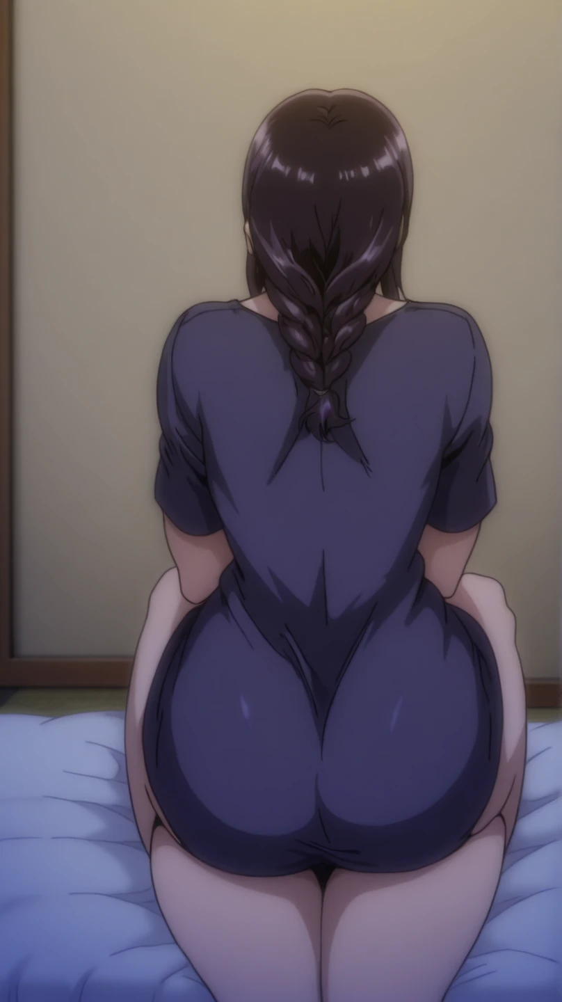 blue eyes, blue hair, long hair, nsfw, (anal sex:1.5)