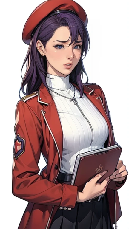 (high quality:1.1), complex parts, Cinematic lighting,
MinamiMitsuko, 1 girl, mature woman, One, hands on chest, cowboy shot,
(Looking at the viewer:1.1), definite,
Brown hair, short hair, Brown eyes, jewelry, earrings,
Blue uniform, Black miniskirt, hair ribbon, clavicle,
lush, big breasts,
in room, office, window, day, (a small amount of white fluid in the vagina), hairy pussy, Tattoos