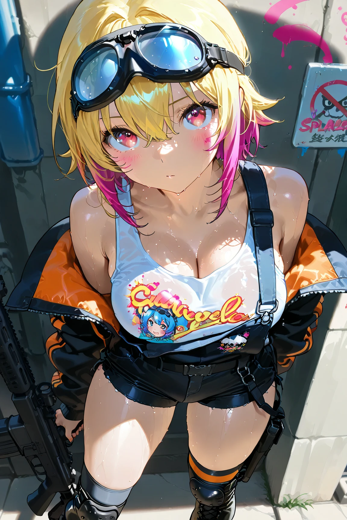 NSFW,One boy, penis, Squatting cowgirl, Vaginal, throw,アヘface, Rolling your eyes,orgasm_face,Drooling、Sweat、Very beautiful and Shining Eyes、Shining Eyes、((1 girl))、Big Mouth、high school girl、Small breasts、Cat ear、Transparent pink short hair、Wearing a collar、7 year old girl in navy uniform