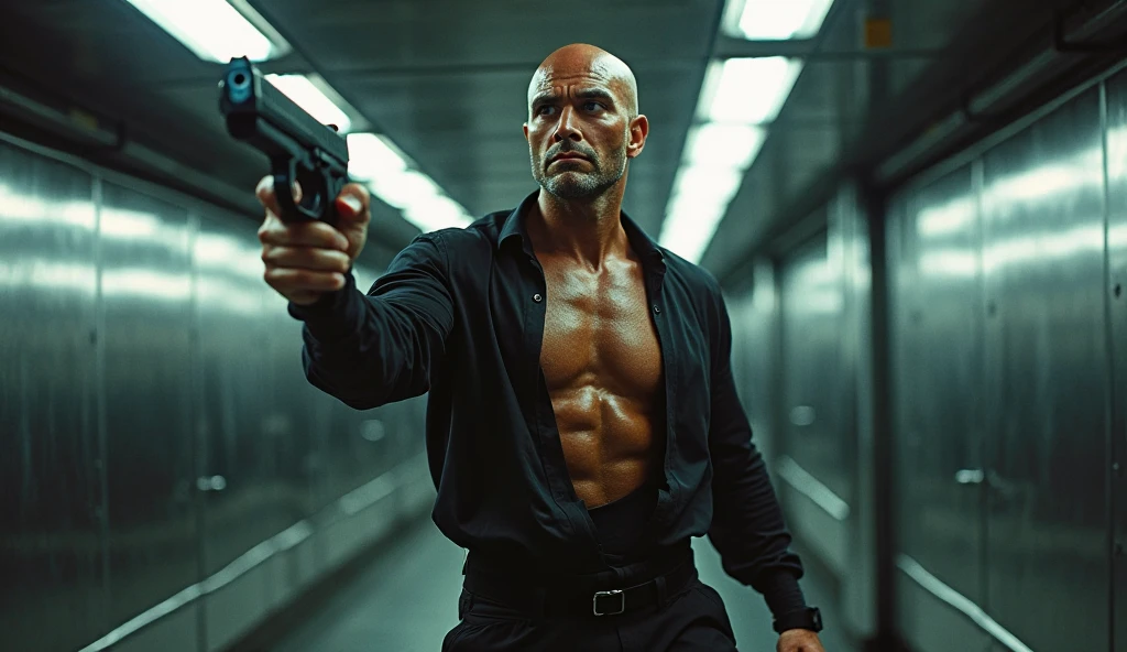 1080hp, realistic, ultra realistic, textured skin, retad pg , crime scene, with knife