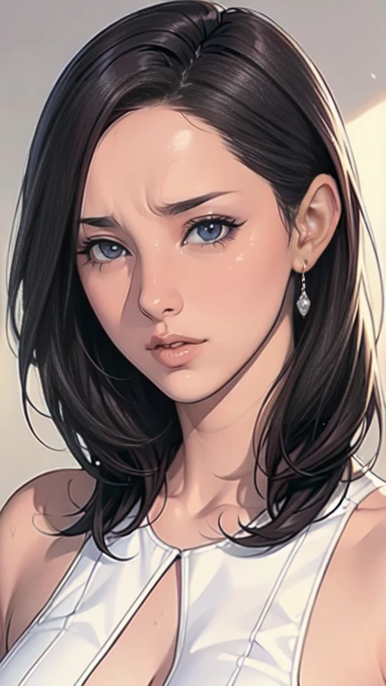 cleavage portrait